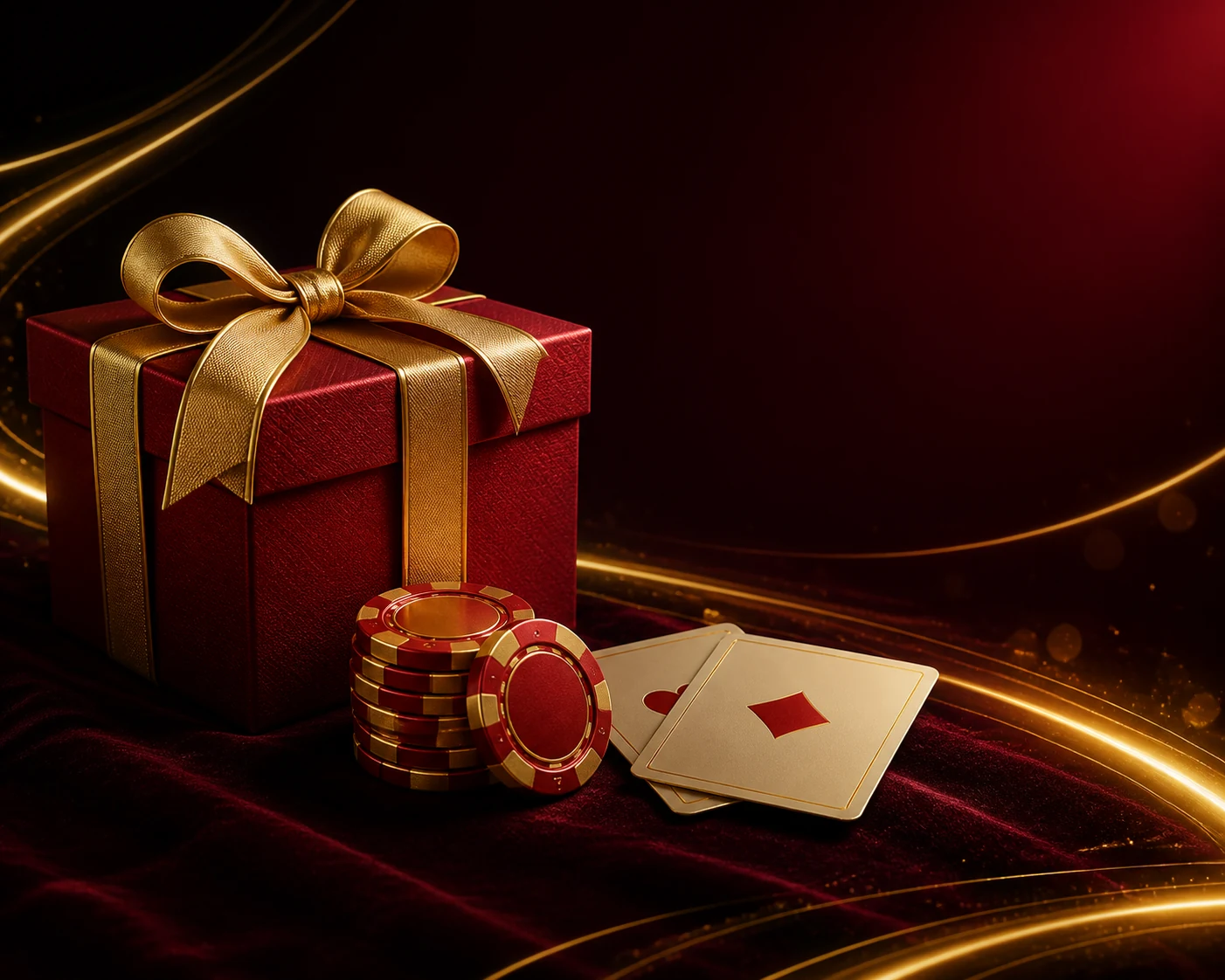 Lucky247 bonus conditions represented by casino cards and chips